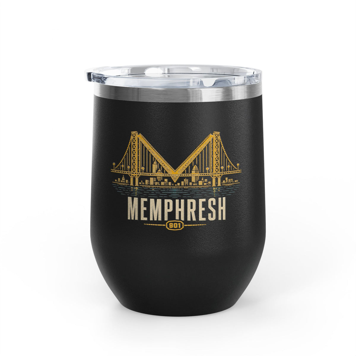Bridge M + Gold M Wine Tumbler