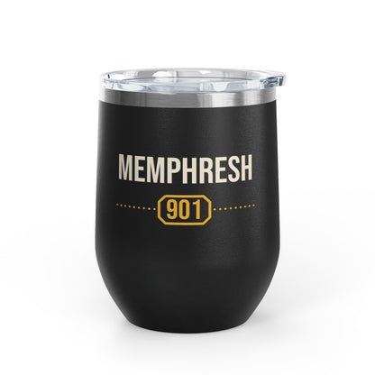 Gold M Wine Tumbler